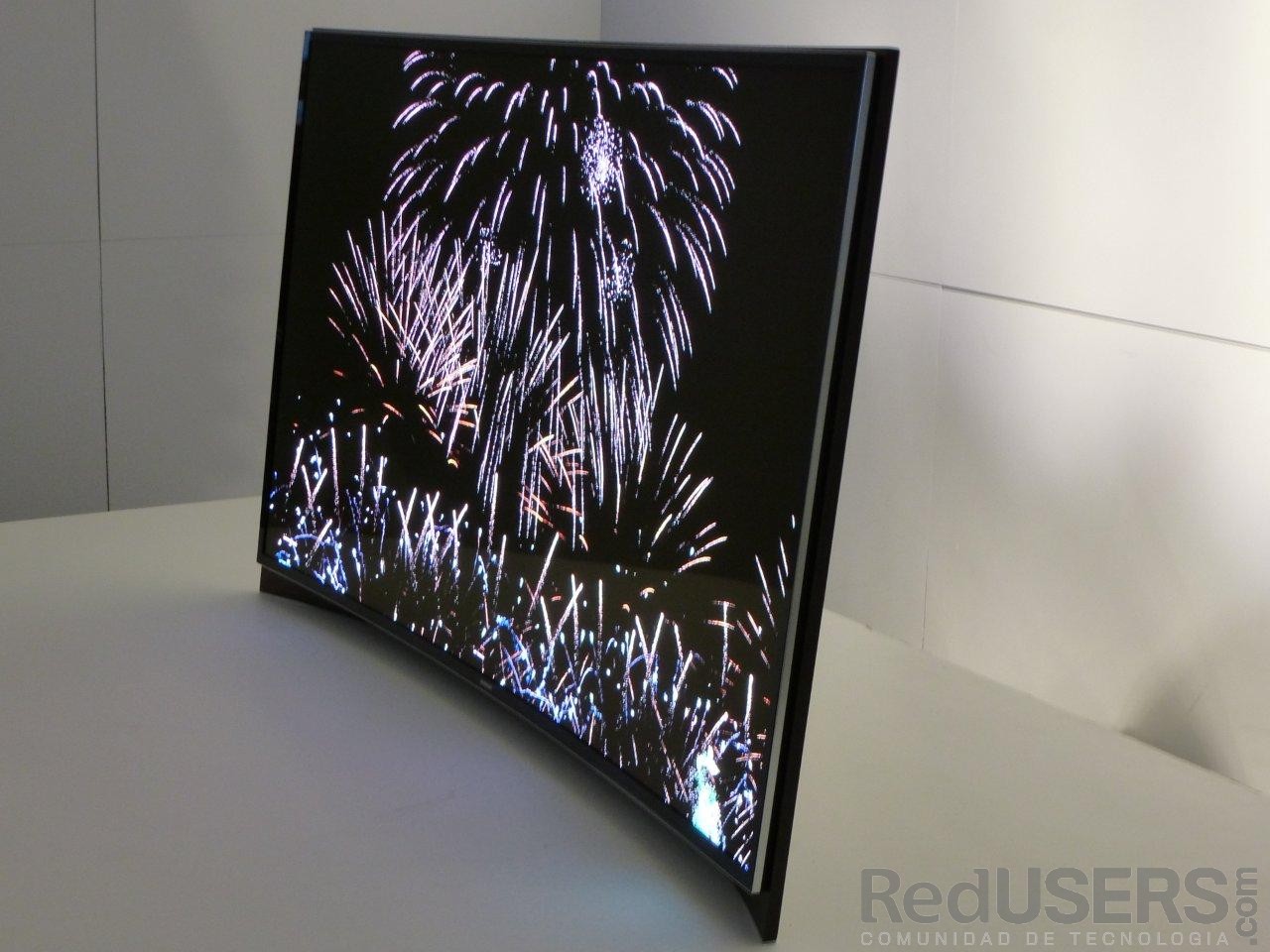 El novedoso diseño mostrado por Samsung, en exhibición El novedoso diseño mostrado por Samsung, en exhibición