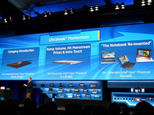 Intel destacó el gran momento de las portátiles: las notebooks ahora son ultrabooks con teclados y pantallas ajustables y/o separables