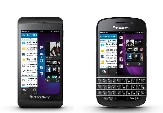 BlackBerry Z10 y BlackBerry Q10, los primeros teléfonos con BB10.