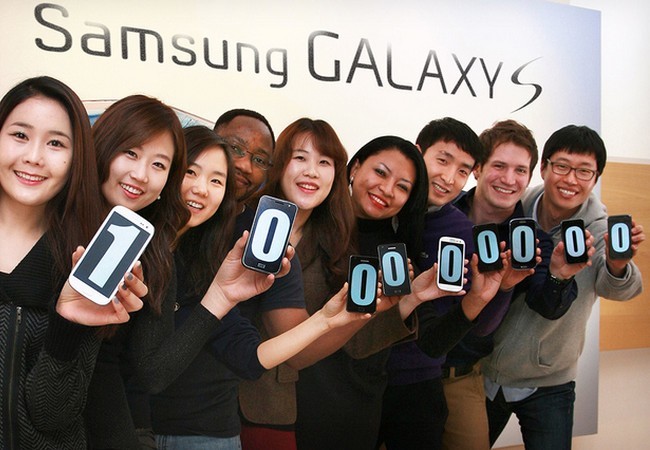 Sólo el Galaxy S III vendió 40 millones.