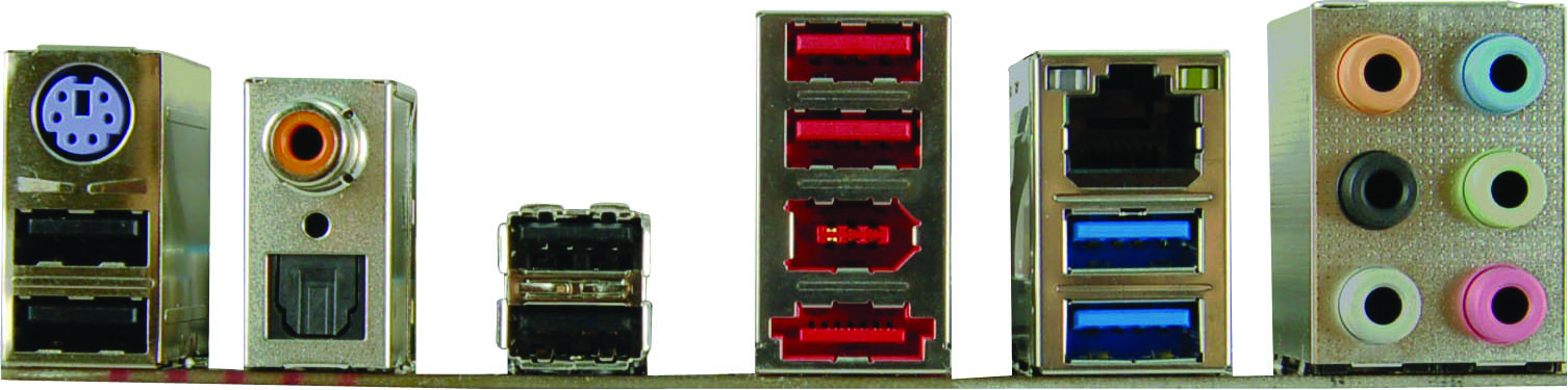 El panel trasero es completo. Se destaca la presencia de un puerto Fireware y ESATA.