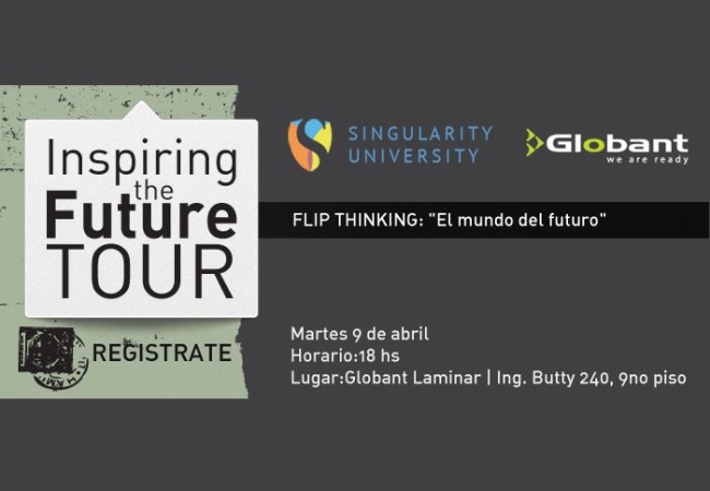 Globant y la Singularity University invitan al público general a dos charlas que se realizarán en las oficinas de la compañía de software