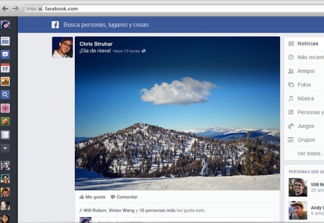 El NewsFeed de Facebook presentará la misma estética en todas sus versiones.
