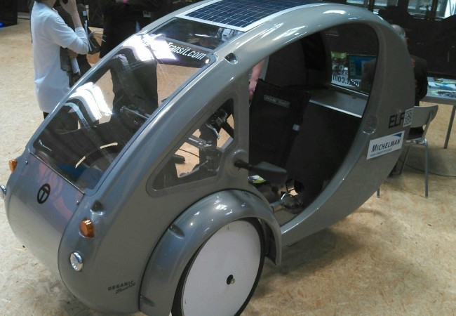 ELF, el ¿triciclo solar? que muy pronto veremos andar por las calles.