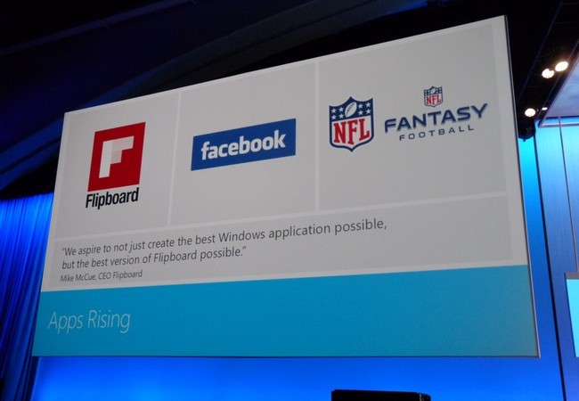 Flipboard, Facebook y NFL llegan a la Windows Store.