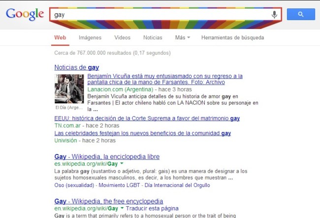Google siempre ha sido un firme defensor del matrimonio gay