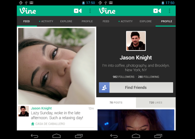 En un primer momento, Vine para Android no contará con todas las características disponible en la versión para iOS