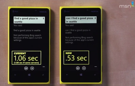 Bing para Windows Phone 8 es ahora un 50% más rápido a la hora de reconocer ordenes por voz