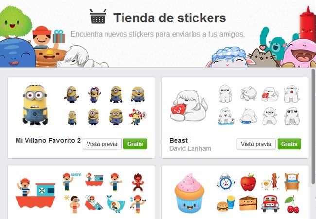 Vástago multitud sustracción Facebook habilita los "stickers" del chat para su versión desktop - RedUSERS