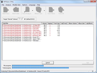 Gracias a MP3Gain, los MP3 con diferencias en nivel de volumen ya no serán problema.