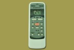 Así es el control remoto universal argentino para aires acondicionados.