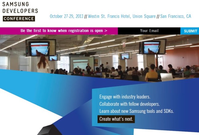 La conferencia de desarrolladores de Samsung se llevará a cabo en la ciudad de San Francisco