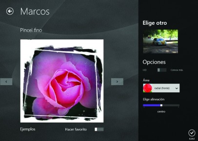 3) La vista previa nos muestra qué resultado obtenemos con el filtro, en tanto sobre el lateral derecho aparecen un par de modificadores. Con el botón [¡Listo!] aplicamos.