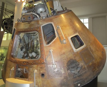 El módulo usado por las misiones Apolo para regresar a la tierra