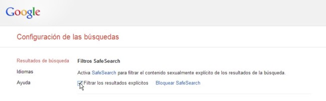 google-safe-search