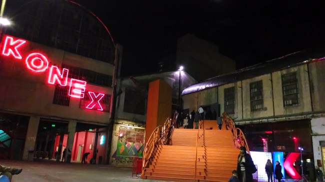 Exterior con baja luz