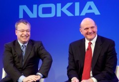 Stephen Elop y Steve Ballmer.