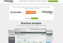En la web de Eventioz ya se puede ver el nuevo logo.