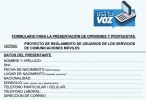Así es el formulario.