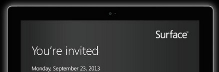 Detalle de la invitación enviada por Microsoft a la prensa especializada.