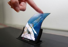 Además de flexibles, estas pantallas son las más delgadas del mundo: 0,44 mm de espesor.