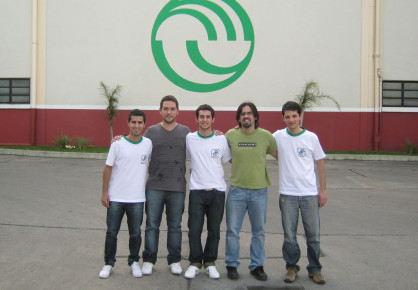 Javier Blanco, Christian Sandoval, Damián Fiorillo, Sebastián Baini y Gustavo Baldani.