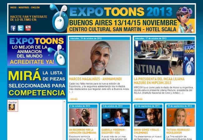 Expotoons es la feria de animación más importante de Latinoamérica.