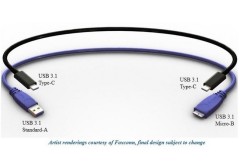 Tamaños de conectores USB 3.1.