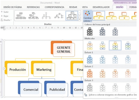 Office: Creá un organigrama en la suite 2013 - RedUSERS