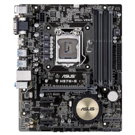 Con 24,4 x 19,8 cm se trata de un motherboard pequeño que ofrece buenas funciones para usuarios del socket intel LGA 1150.