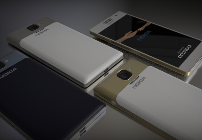 Nokia 1100 con Android (renders)