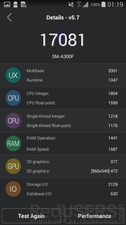 AnTuTu Benchmark - A3