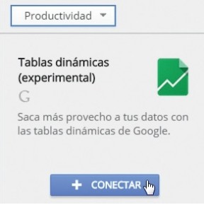 Al pasar el mouse por encima de una aplicación aparecen sus detalles. Hacemos clic en [Conectar].