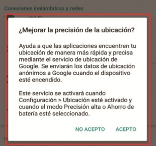 La ubicación de nuestro teléfono debe estar activa siempre para poder administrar el mismo de manera remota.