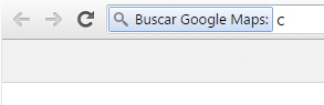 Los resultados de la búsqueda se muestran directamente en Maps cuando está activo en la superbarra el botón [Buscar Google Maps].