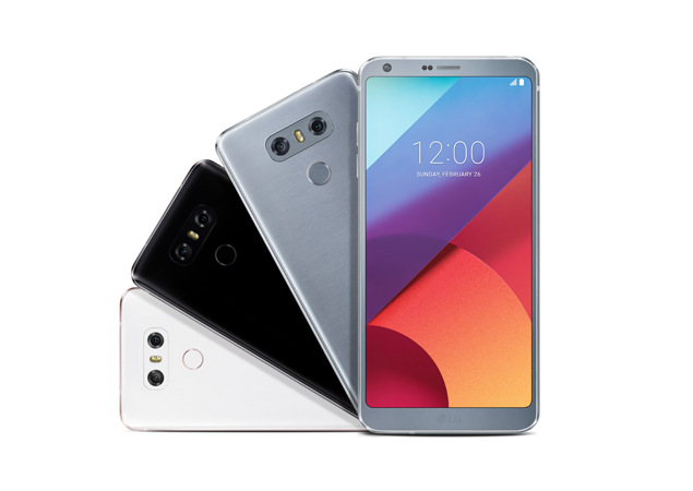 Los colores disponibles para el nuevo flagship de LG. 