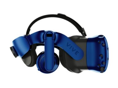 Dos micrófonos, dos cámaras al frente, y un mejorado sistema para el ajuste en cabeza; algunas de las mejoras visibles en el cuerpo del Vive Pro VR.