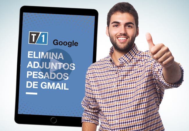 imagen portada de nota de como eliminar adjuntos pesados de Gmail