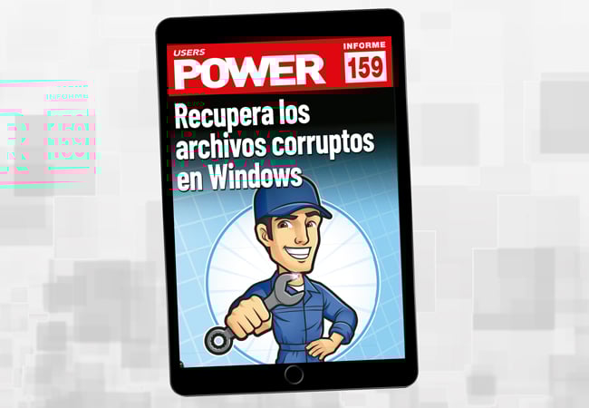 Tapa Informe USERS 159 Recupera archivos corruptos en Windows