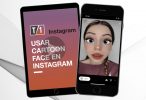 Imagen portada de nota "como usar cartoon face en Instagram"