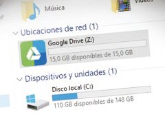 Google drive como disco local - Posrtada